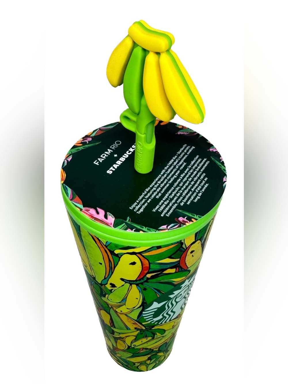 Starbucks x Farm Rio Board Banana 24oz. Cold Tumbler - Picture 3 of 4